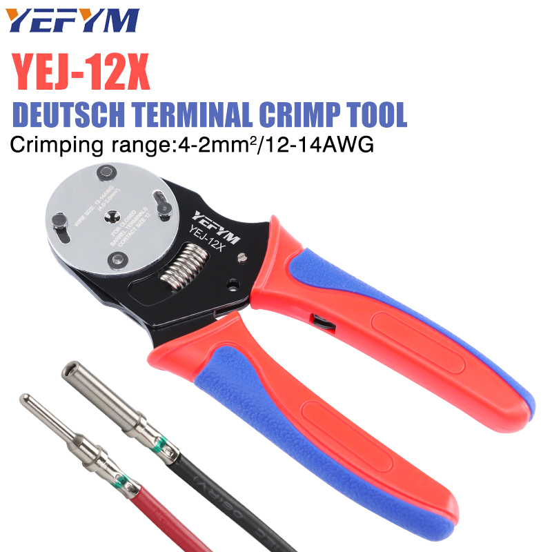 Power Tools Japan - Narzędzie do zaciskania Deutsch, YEJ-12X/16X/20X Zaciskarka