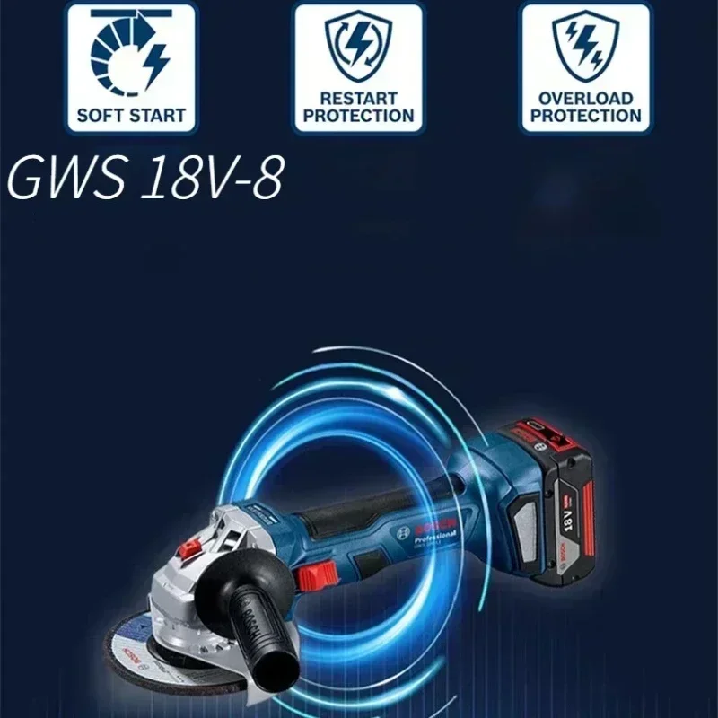 Power Tools Bosch - Bosch GWS 18V-8 Professional 18V Akumulatorowa