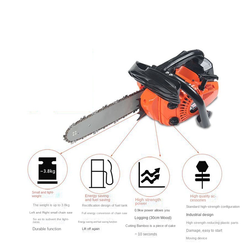 Power Tools For Woodworking - 12-calowa elektryczna piła łańcuchowa o dużej
