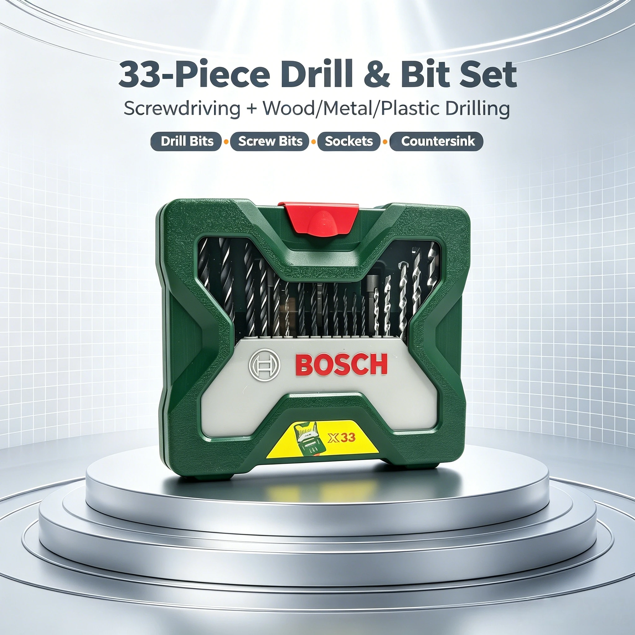 Power Tools Bosch - Wiertła BOSCH x33 do wiertarek udarowych
