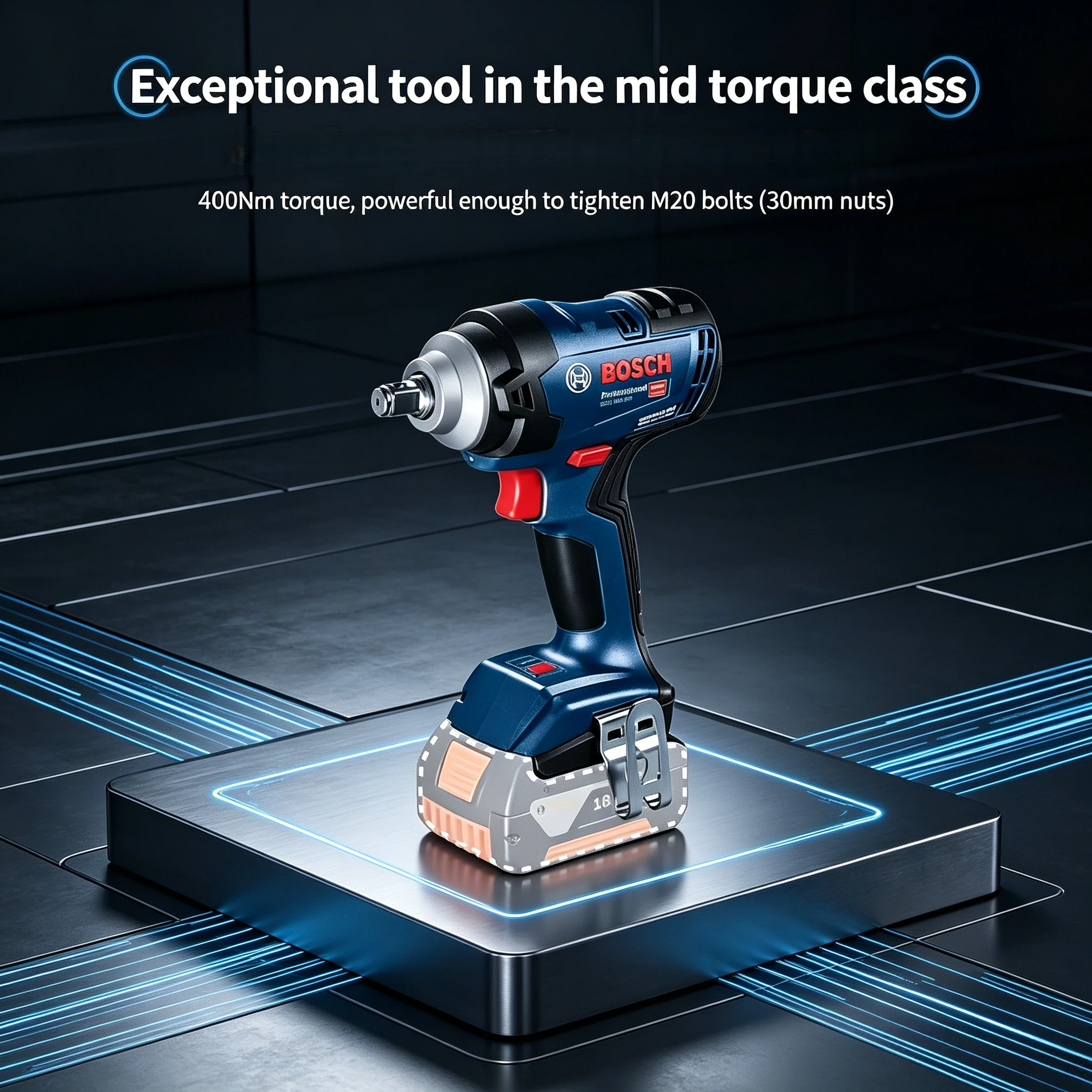 Bosch GDS18V-400 Professional  – Power Tools Bosch recenzja i cena