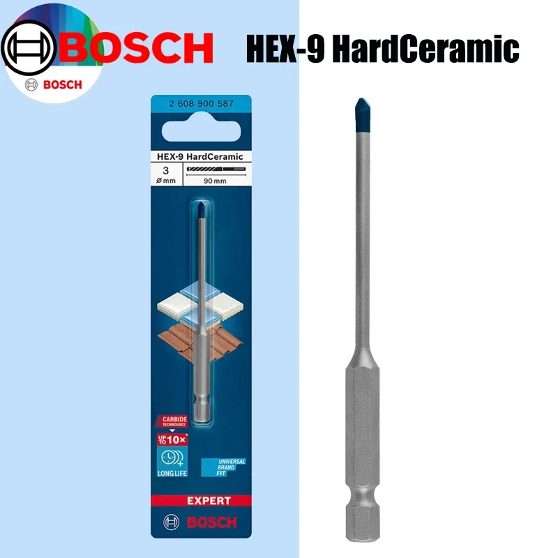Wiertła ceramiczne BOSCH Hex-9 – Power Tools Accessories recenzja i cena