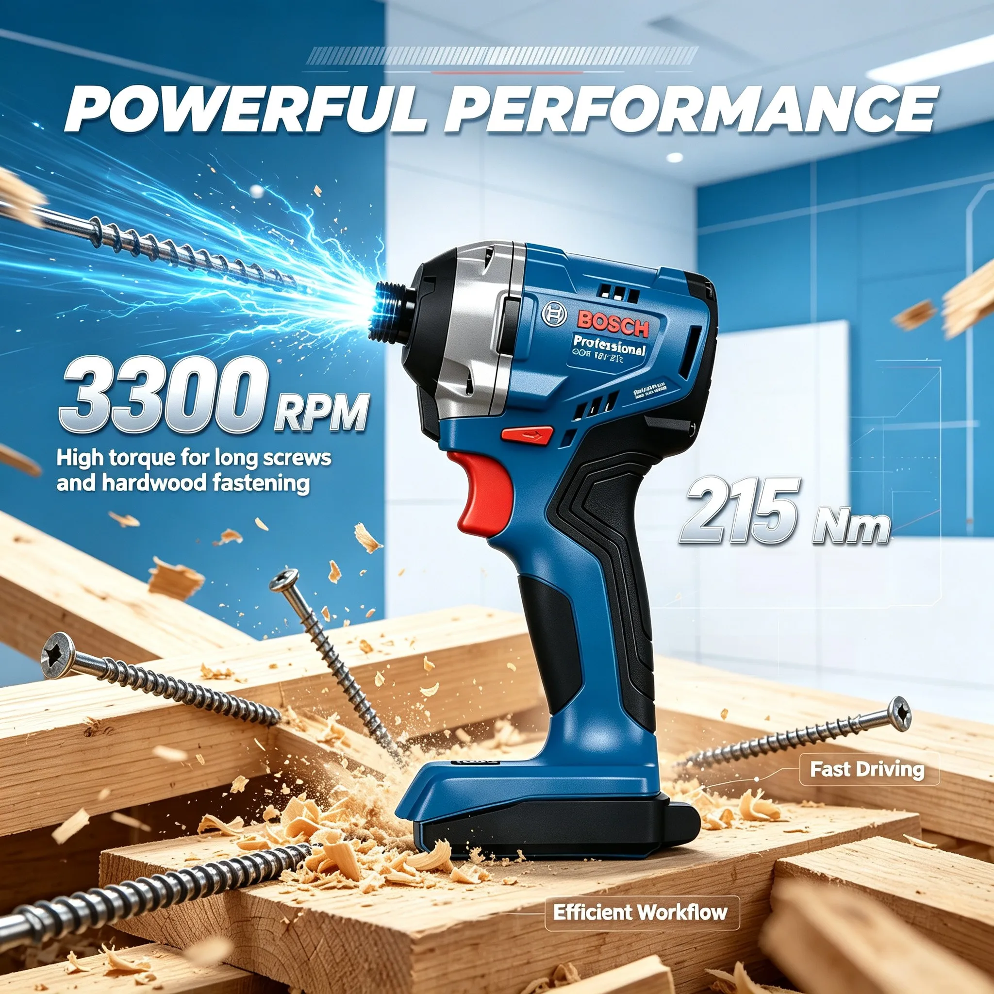 Bosch GDR18V-215 Professional  – Power Tools Bosch recenzja i cena
