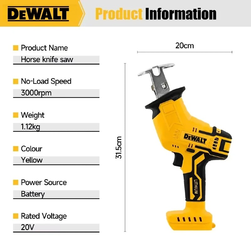 Piła elektryczna Dewalt 2800RP – Power Tools Used recenzja i cena
